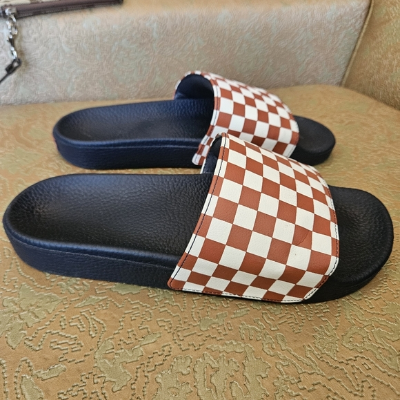 Vans checkerboard slide sandal mens 8 or womens 9.5 - Picture 2 of 6